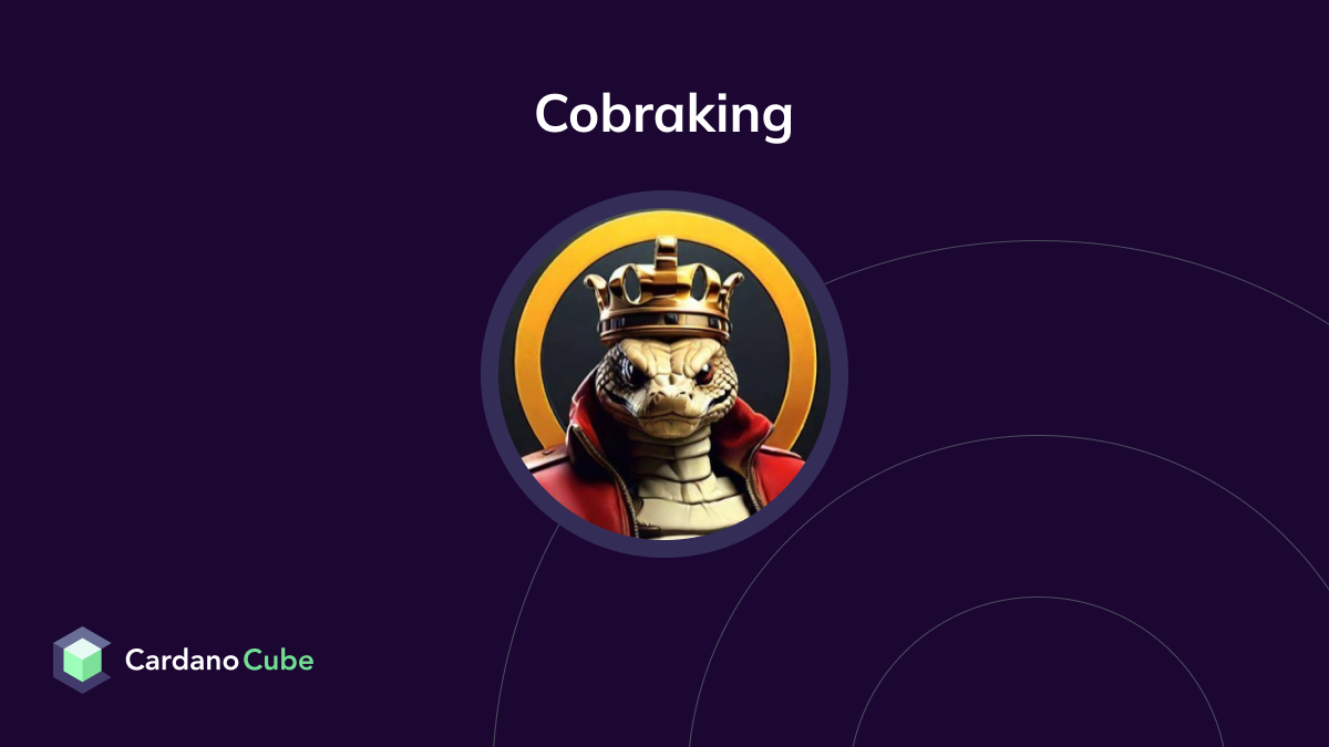 Cobraking ($COB) on the Cardano Blockchain | Prices, Charts, Teams &  Ratings