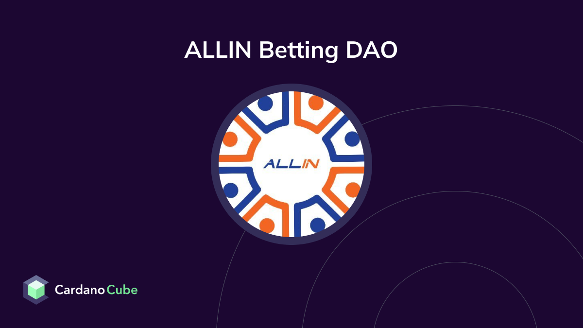 ALLIN Betting DAO (ALLIN) on the Cardano Blockchain | Prices, Charts, Teams  & Ratings