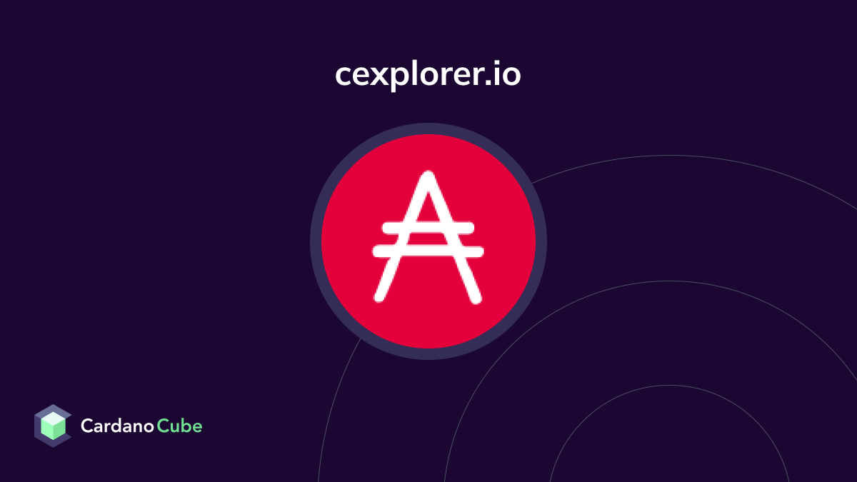 cexplorer.io (EXPLORER) on the Cardano Blockchain | Prices, Charts, Teams  & Ratings