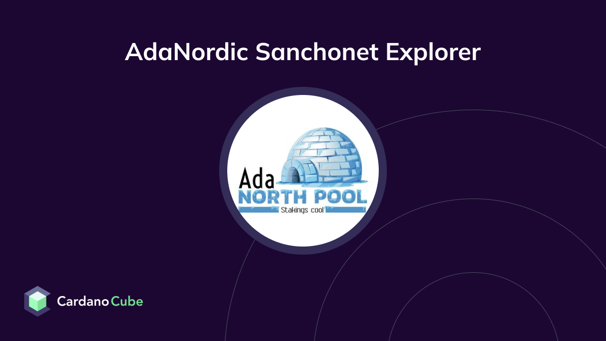 Sanchonet Explorer (TOOLS) on the Cardano Blockchain | Prices, Charts,  Teams & Ratings