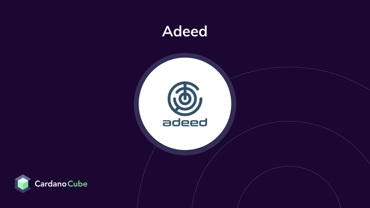 Adeed (ADE) on the Cardano Blockchain | Prices, Charts, Teams & Ratings