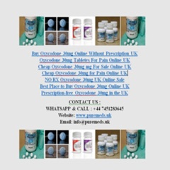 Buy Oxycodone 30mg Online UK -  Best Price & Fast Delivery UK - Pure Meds UK